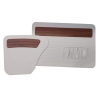FORRAÇÃO PORTA FUSCA ATÉ 76 C/BOLSA BRANCO/JACARANDÁ JOGO